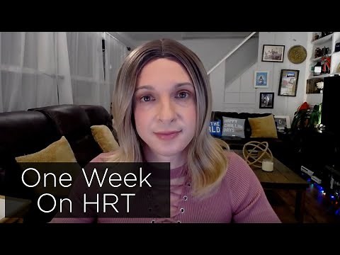 1 week on Hormone Replacement Therapy HRT | Transgender MTF M2F - Jessica P.