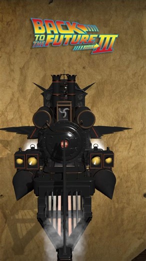 Doc Browns Locomotive Time Machine digital collectible in 3D. #BackToTheFuture