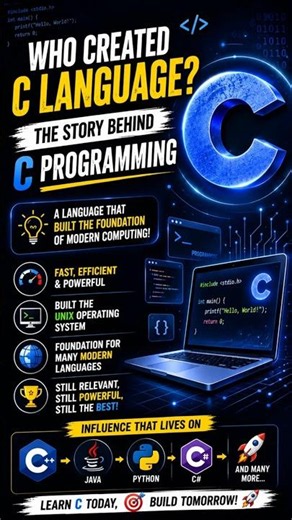 Who created C language ?
