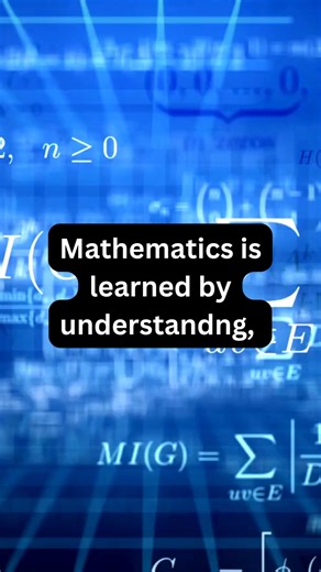 Mathematics is learned by understanding, not by memorizing. Memorizing formulas might get you through an exam, but understanding the ideas behind them lasts a lifetime. That’s how real learning happens — when the “why” becomes clear. 🎥 Learn math step-by-step at https://www.understandthemath.com #MathInspiration #MathConcepts #MathEducation #STEMLearning #MathTeacher #MathTips #MathMotivation #LearnMath #MathReel #UnderstandTheMath | Understand The Math
