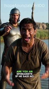 Judges Chapter 12 | Shibboleth: When Pride Destroyed Brotherhood#history #scriptureexplained #bible