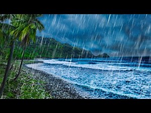 Rain Noise & Ocean Waves for Deep Sleep
