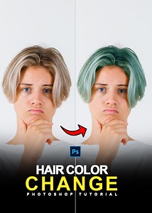 The Easy Way Hair Color Change in Photoshop | Photoshop Shorts Tutorial #haircolorchange #haircolor #photoshoptutorial #adobephotoshop #shortsvideo #graphicssolutiontricks #graphicsdesign #shorts #photoshop2024 #photoshopshorts #photoshopshortstutorial | Graphics Solution Tricks