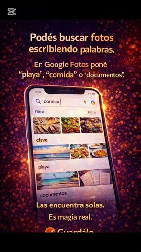 Buscar fotos por texto en Google Fotos