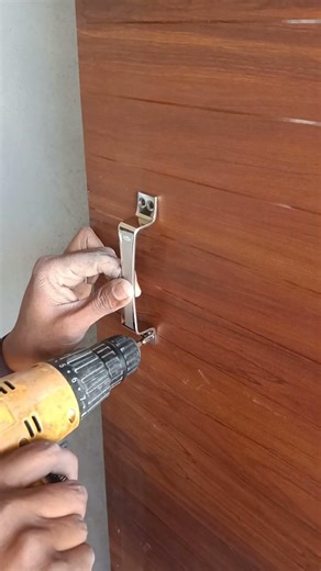 plywood ke darvaje per handle installation |mlt