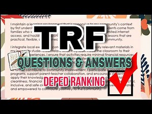 DepEd Ranking QUESTIONS and ANSWERS | PART 1
