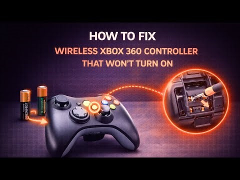 How To Fix Wireless Xbox 360 Controller That Won’t Turn On