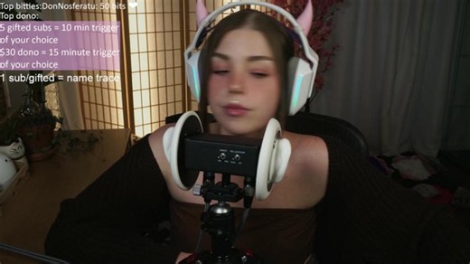 LIVE ASMR ~ !socials