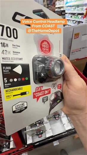 11K views · 117 reactions | First Voice Control Headlamp I’ve Seen - From COAST @homedepot #homedepot #blackfridaydeals #blackfridaysales #christmasgifts #Headlamp #coast #homedepot | Mastering Mayhem | Facebook