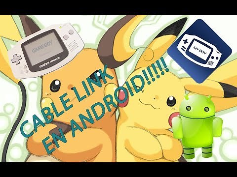 Tutorial conexión Cable Link Gameboy Advance - Android #My Boy
