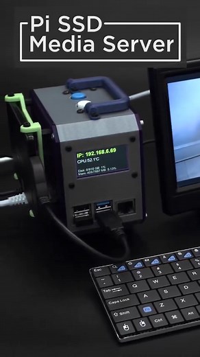 5.2K views · 26 reactions | Build your own media server using #RaspberryPi 4 and an external SSD. Stream live TV and movies with Plex using the Chromium web browser #adafruit https://learn.adafruit.com/pi-ssd-media-server #adafruit #3dprinting https://youtu.be/2f3EQOqmhAg | Adafruit Industries | Facebook