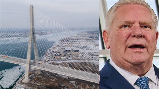 Doug Ford says if Trump doesn’t open Gordie Howe Bridge, he might allow Windsor to set up tolls