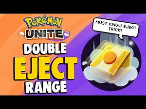 POKEMON UNITE EJECT TRICK! DOUBLE EJECT RANGE | All Ejectable Walls & Tips!