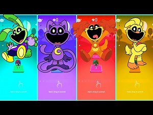 Smiling Critters: Hoppy Hopscotch, CatNap, DogDay, KickinChicken in Circus Tiles Hop | Episode 105