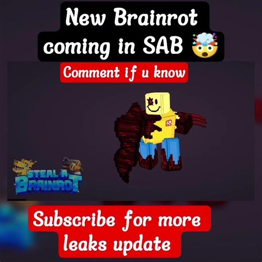 New Brainrot coming in steal a brainrot leak Roblox#brainrot #roblox #stealabrainrot new og brainrot