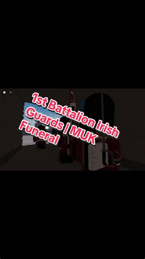 Funeral Ceremony for Warrant Officer in Roblox