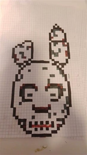 •°Making Springtrap Pixel art!!!°•
