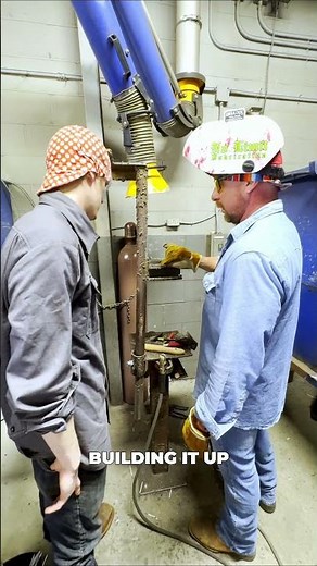 Stacking beads and stacking progress.