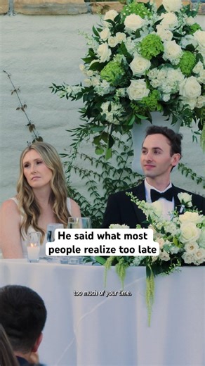 The older you get, the more this makes sense🥺 #wedding #weddingspeech #weddingtoast