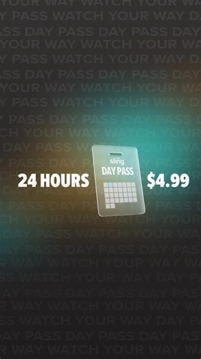 768K views · 164 shares | Only pay for the games you want with a Day Pass for $4.99. Sling lets you do that. | Sling TV | Facebook