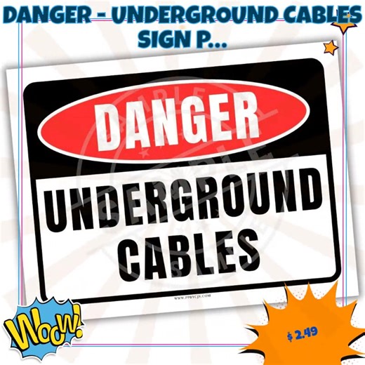🚧 Watch your step! Safety starts with a sign! Transform your space with our Danger - Underground Cables sign. This printable PDF isn’t just a pretty piece of art; it’s your first line of defense in keeping everyone safe! Perfect for the organized planner, it comes in multiple pages that fit perfectly in any binder system, ensuring that you can stay stress-free and focus on the things that matter most. 🌟📅 Download and print today to kick your organization up a notch! Safety has never looked th