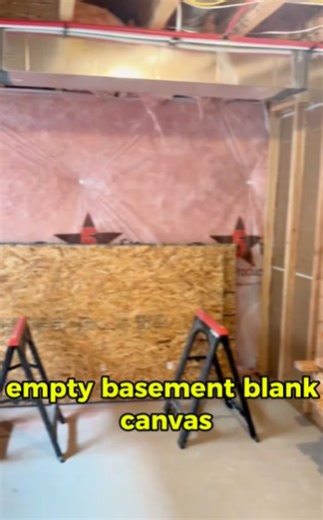 I transformed our basement: Day 1 reveal! 🛠️
