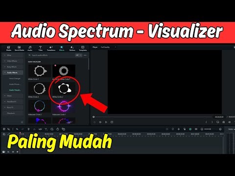 How to create an audio spectrum or audio visualizer in Filmora