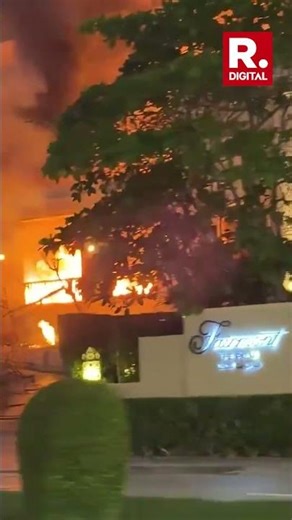 Video Capture Explosions Near Burj Khalifa After Iran Fires Missile at UAE