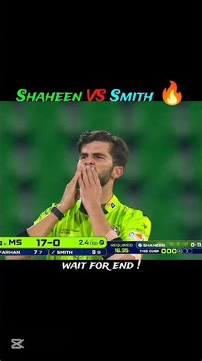 Shaheen VS Smith 🔥🤯🗿 #cricket #shorts