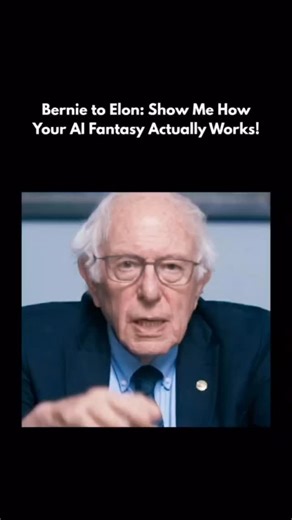 AI tools and automation on Instagram: "Bernie Sanders just sent Elon Musk an audio letter. And he’s not impressed. 🎯 Elon’s promising an AI utopia—no work, free housing, free healthcare for everyone. Sounds amazing, right? Bernie’s got questions: Who’s really in control? Who benefits? And how exactly does a billionaire’s tech fantasy become reality for working people? We’ve heard these promises before. Time to ask the hard questions. 🔊 What do you think—utopia or billionaire pipe dream? 👇 Fol
