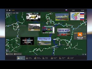Euro Truck Simulator 2 Сборка карт только Россия