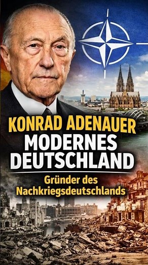 Konrad Adenauer – Gründer des modernen Deutschlands | Westdeutschlands erster Kanzler