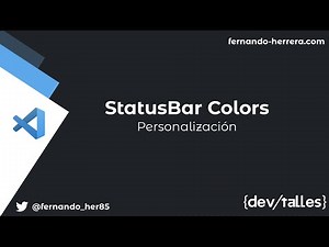 VSCode - StatusBar Colors