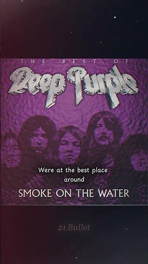 Smoke on the Water" by Deep Purple | Classic Rock Anthem (Lyrics)