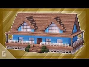 Minecraft: How to Build a LARGE Suburban MANSION (#17)