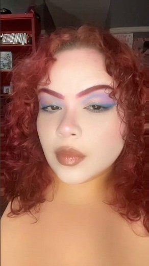 would you try pastel goth makeup? yes or yes 👇🩵 #pastelgoth #pastel #tutorial #goth #makeup