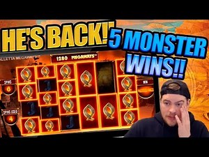 Online Slots - 5 MASSIVE WINS!! Scotty's Back In a BIG Way!! | Fruity Slots