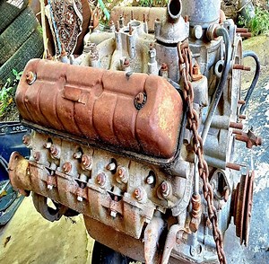 Full restoration of the old abandoned gasoline engine w 8 | Pretty Restoration