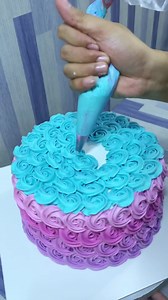 15K views · 2.1K reactions | How to make rosette icing design without using to much frosting! | Dizon's Cake Corner | Facebook