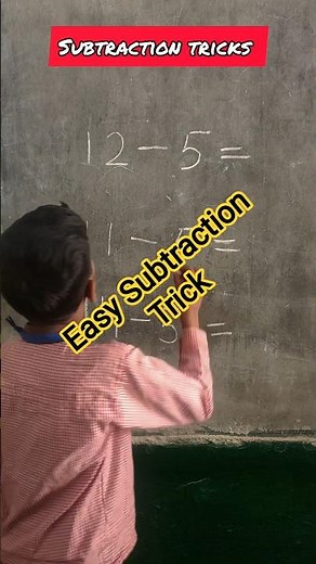 Learn Subtraction Easily with Simple Trick 🏆 | Maths Teaching Method for Beginners #Maths #Education