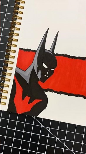 How to Draw Batman Beyond #BatmanBeyond #HowToDraw #DrawingTutorial #ComicArt #DCComics #Sketchbook