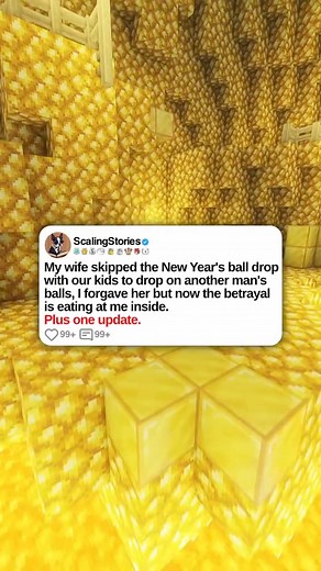 My wife skipped the New Year's ball drop with our kids to drop on another man's balls, I forgave her but | Romel Creator