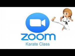 Live Zoom Karate Class