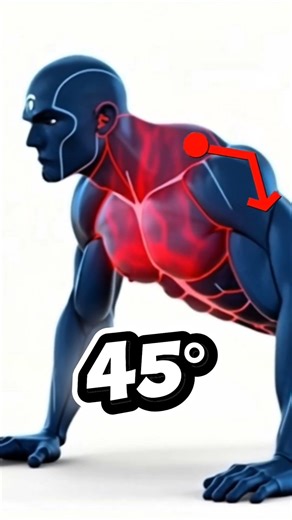 This Push-Up Mistake Destroys Shoulder Gains 🚫 #pushupform #pushups #pushupmistakes