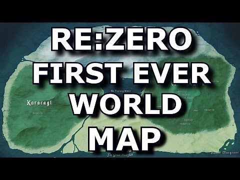 FIRST EVER: Full Map Of Re:Zero's Entire World | All Made From Source Material