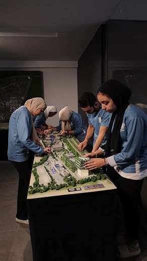 Elegance in the art of simplicity - our professional touch at Mimar Models Egypt 🇪🇬 #mimarmodels #egypt #scalemodel #modelmaker #models #art #cairo #cityscape #trending