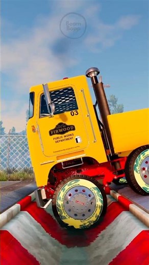 Trucks and Cars vs Gutter #136 | BeamNG.drive