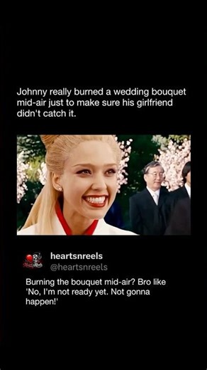 Fantastic Four 2: Johnny Storm Burns the Wedding Bouquet Mid-Air