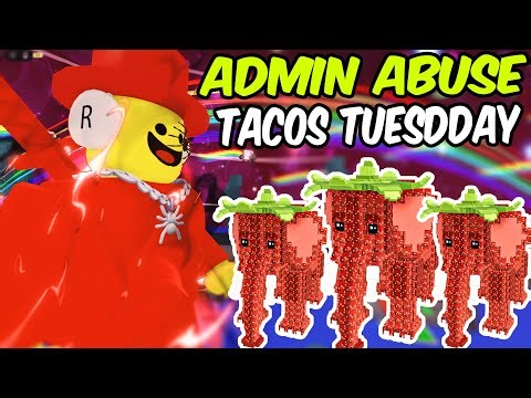 Admin Abuse & Tacos Tuesday (Steal A Brainrot) #stealabrainrot #roblox