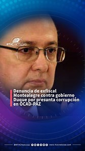 💰✋🏻 Caso OCAD-Paz: Luis Eduardo Montealegre denunció en #NochesDeOpinión🎙️ que los hechos de corrupción que permitieron la pérdida de $12 billones de pesos ocurrieron bajo el gobierno de Iván Duque. Más información sobre este escándalo a través de nuestras stories y en nuestra página web. #ocad #duque #rtvcnoticias | RTVC Noticias